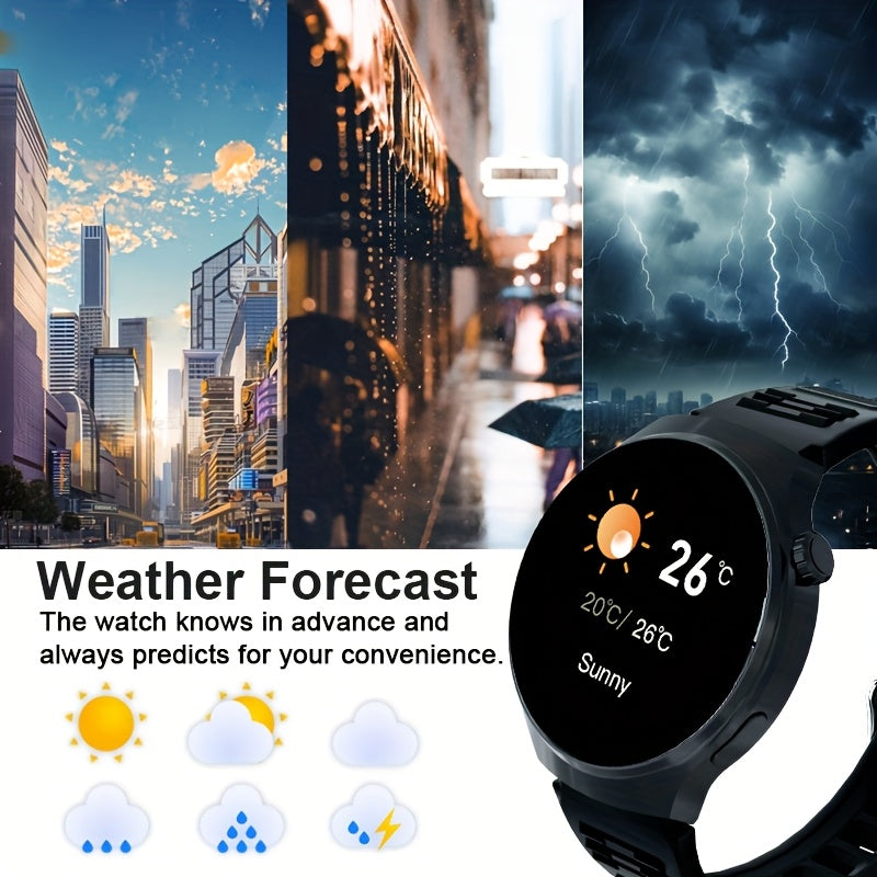 [Valentine's Day Gift] Valentine's Day Gift - Bestselling Round Model, 2.01" Extra-Large Screen, Smartwatch with Wireless Calling (Answer/Make/Reject Calls) for Men and Women, with 100+ Sports Modes, Sleep Monitor, Includes Games/Weather/Calculator/Pedome