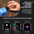 SENBONO Men'S Smart Watch Featuring Wireless Calling, a 340Mah Battery, Fitness Tracking for Steps, Calories, And Distance, Weather Updates, Notifications, Alarm, And Watch Faces for Sports