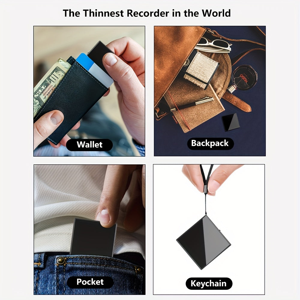 3072Kbps Magnetic Voice Recorder, Audio Recording Device Featuring Ai-Triple Intelligent Noise Reduction, 64GB Capacity Capable of Storing 4000 Hours, Voice-Activated Recorder Ideal for Lectures, Meetings, And Interviews