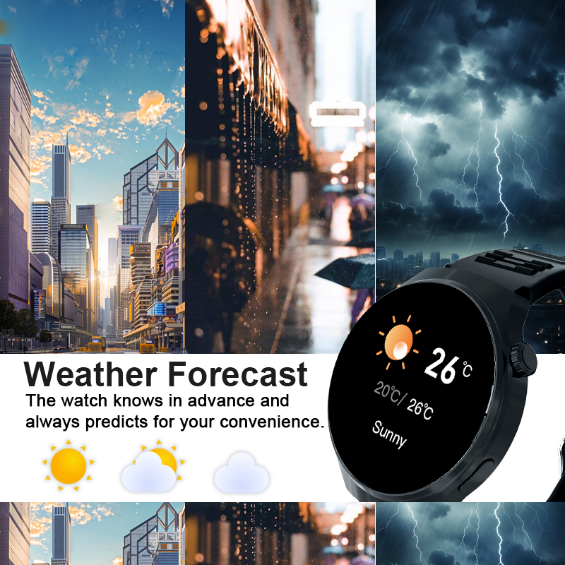 [Valentine's Day Gifts]2026Round Screen Fitness Tracker Watch | Comfortable to Wear | Running/ Cycling/ Walking Modes | Step Counter | Music Control