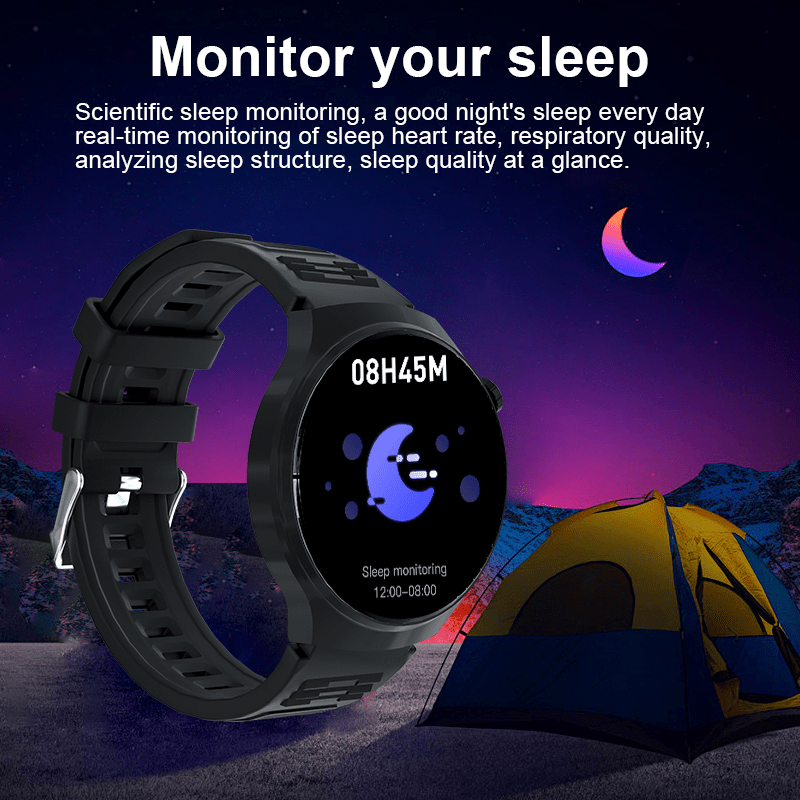 [Valentine's Day Gifts]2026Round Screen Fitness Tracker Watch | Comfortable to Wear | Running/ Cycling/ Walking Modes | Step Counter | Music Control