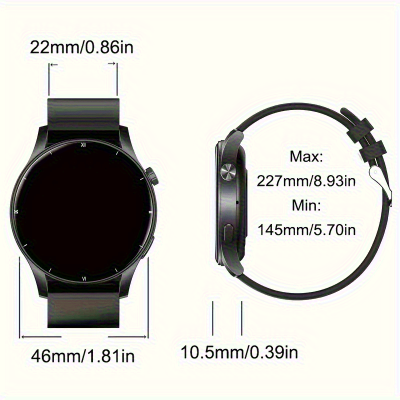 [Valentine's Day Gift] Valentine's Day Gift - Bestselling Round Model, 2.01" Extra-Large Screen, Smartwatch with Wireless Calling (Answer/Make/Reject Calls) for Men and Women, with 100+ Sports Modes, Sleep Monitor, Includes Games/Weather/Calculator/Pedome