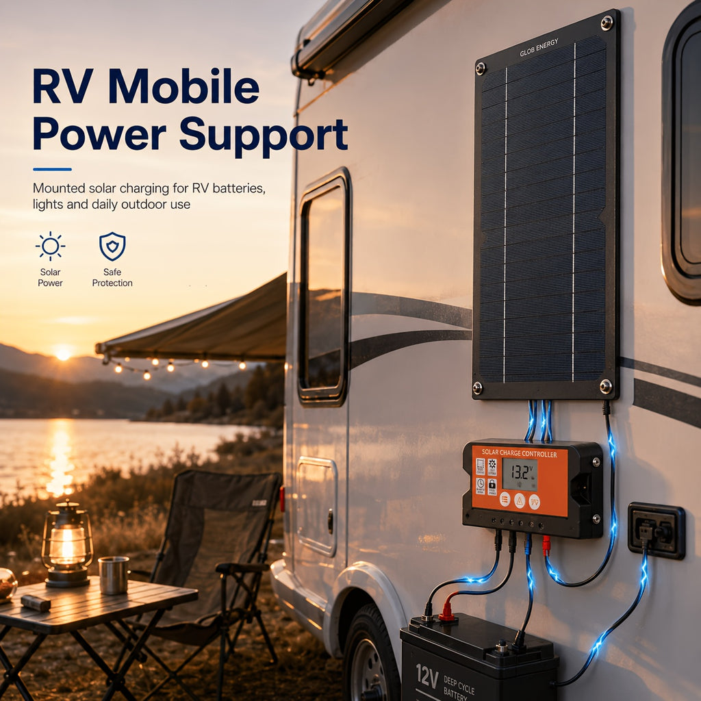 Portable Solar Charging Kit With 100A Controller Foldable Design USB Direct Charging For Outdoor Camping Travel Car RV Boat Emergency Power Supply | Solar Panel Kit | Emergency Charger