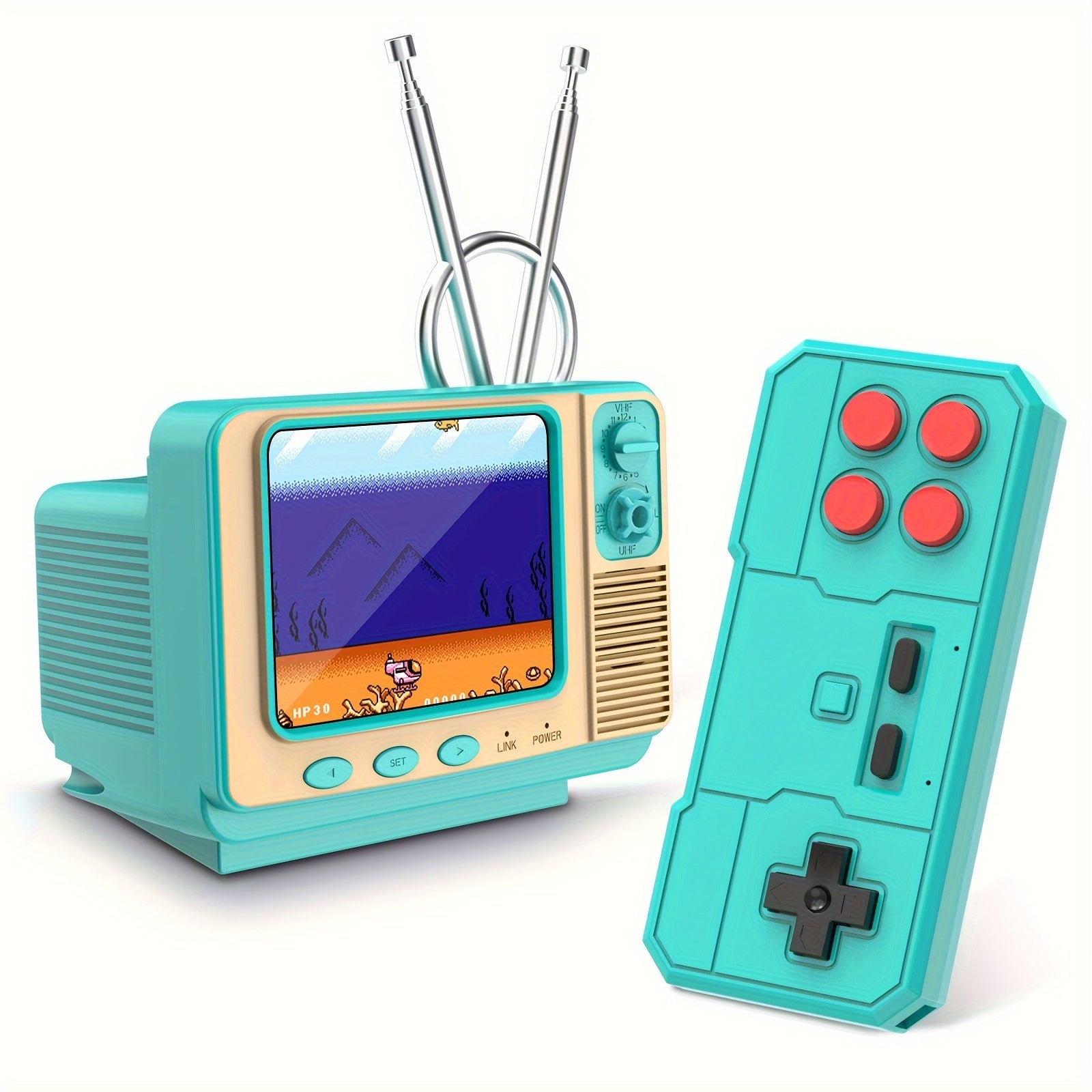 Retro Game Console, 3.0 Inch Portable TV Gaming System, 2 Player Mode, Best Gift for Family And Friends (AV Output Supported)