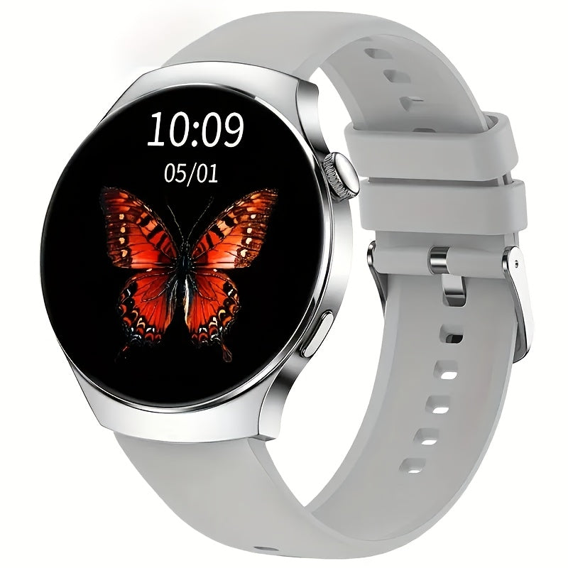 [Valentine's Day Gifts]2026Round Screen Fitness Tracker Watch | Comfortable to Wear | Running/ Cycling/ Walking Modes | Step Counter | Music Control