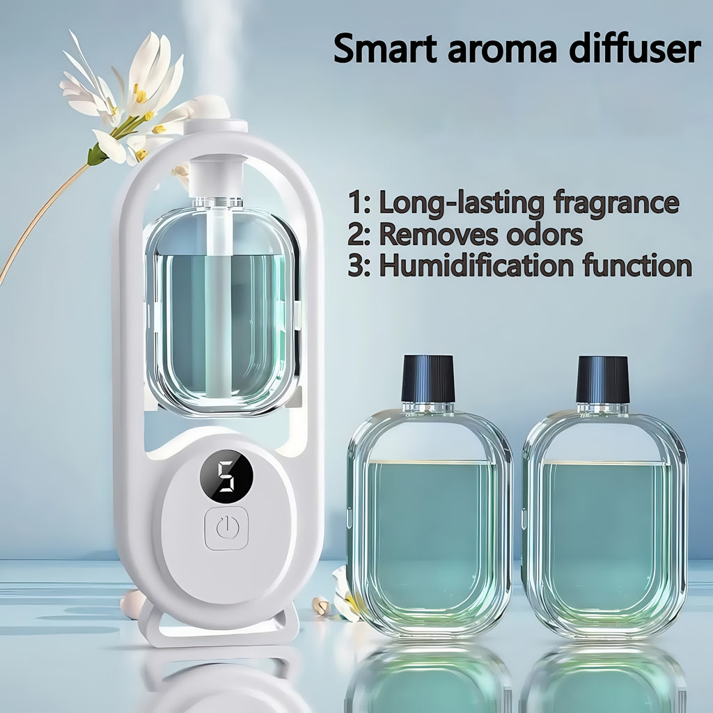 Sonic Technology Aromatherapy Humidifier with 7 Color LED Light - Quiet, USB Powered Mini Essential Oil Diffuser for Bedroom, Office, Cafe & Yoga And Bedroom Deodorization, Timer Setting, Humidifier, 5.07 Oz, SAP