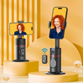 Auto Face Tracking Tripod, Auto Tracking Phone Holder, No App Required, 360° Rotation Face Body Phone Camera Mount Smart Shooting Phone Tracking Holder With Remote Gesture Control For Vlog, Streaming, Video