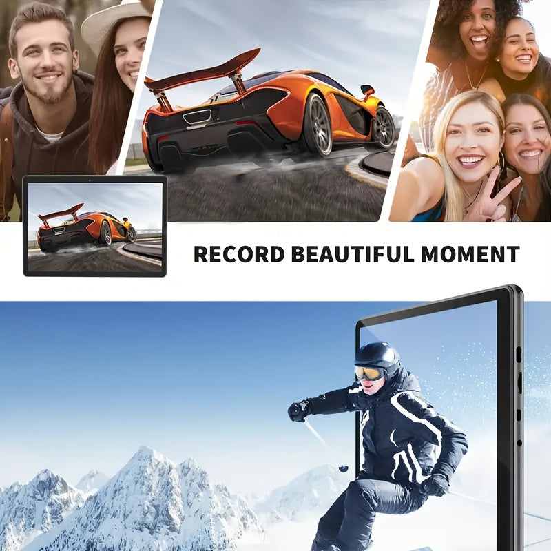 [2in 1 Tablet] Android 15 Tablet Latest Tablets, 10.1 Inch Tablet 8GB RAM 128GB ROM, 8000mAh Battery 2in 1 Tablet with Keyboard, Case, Stylus Without Electricity., Tablet PC, 5G Wifi, 5MP+16MP Dual Camera, 1280 * 800 FHD IPS Screen, Tablet, Pad