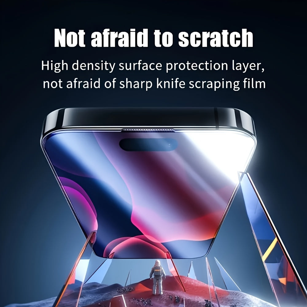 A Pack Of 5 Ultra-High-Definition Tempered Glass Screen Protectors, for iPhone 17 Pro Max/16 Pro Max/15 Pro Max 17 Air 17 16 16E 15 14 13 12 11 Plus Xs Max X, Easy to Apply, 9H+ Tempered Glass Film, Fingerprint Resistant