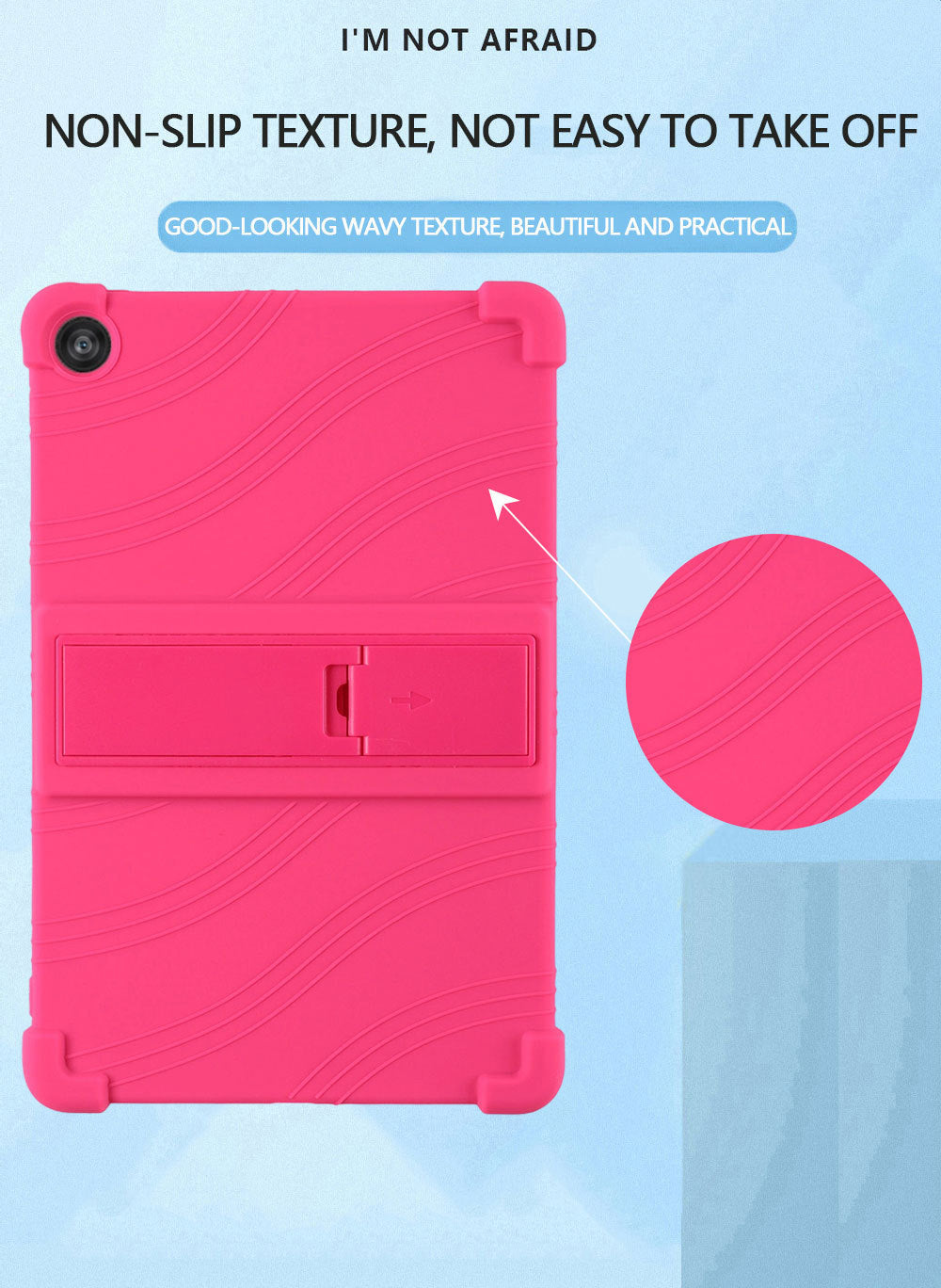 Compatible with T-Mobile Revvl Tab 2 Tablet Case 10.1inch Shockproof Soft Silicone Protective Cover