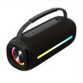 50W Wireless Speaker - Compact And IPX6 Speakers, Delivering Strong Sound And Rich Bass, Compatible with U Disk/Tf Card Playback, FM Radio Functionality with LED Lights, Ideal for Parties And Camping