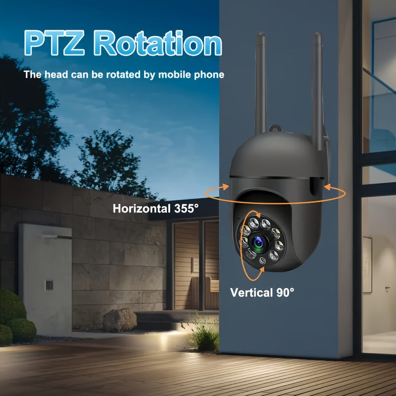 [AI Wireless Camera] 4pcs Wireless Camera Indoor | 3MP, CLOUD Storage, 2.4/5G WiFi, AI Motion Detection, Two-Way Audio, Color Night Vision, Home Surveillance Security System