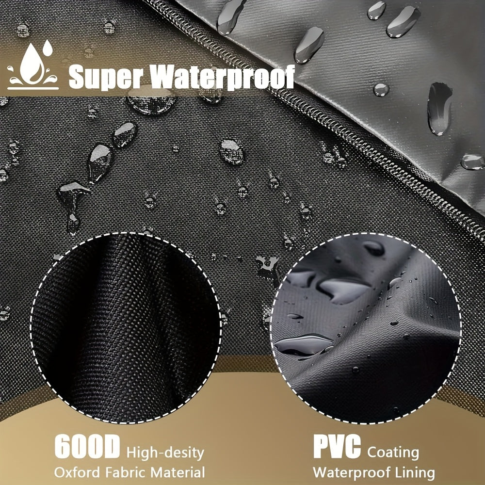 Outdoor TV Cover, Roll Up Front Flap With Non Scratch Soft Liner Protect LED Screen, Zipper Access Weatherproof TV Protector, Outside Television Cover Fit Wall Mount