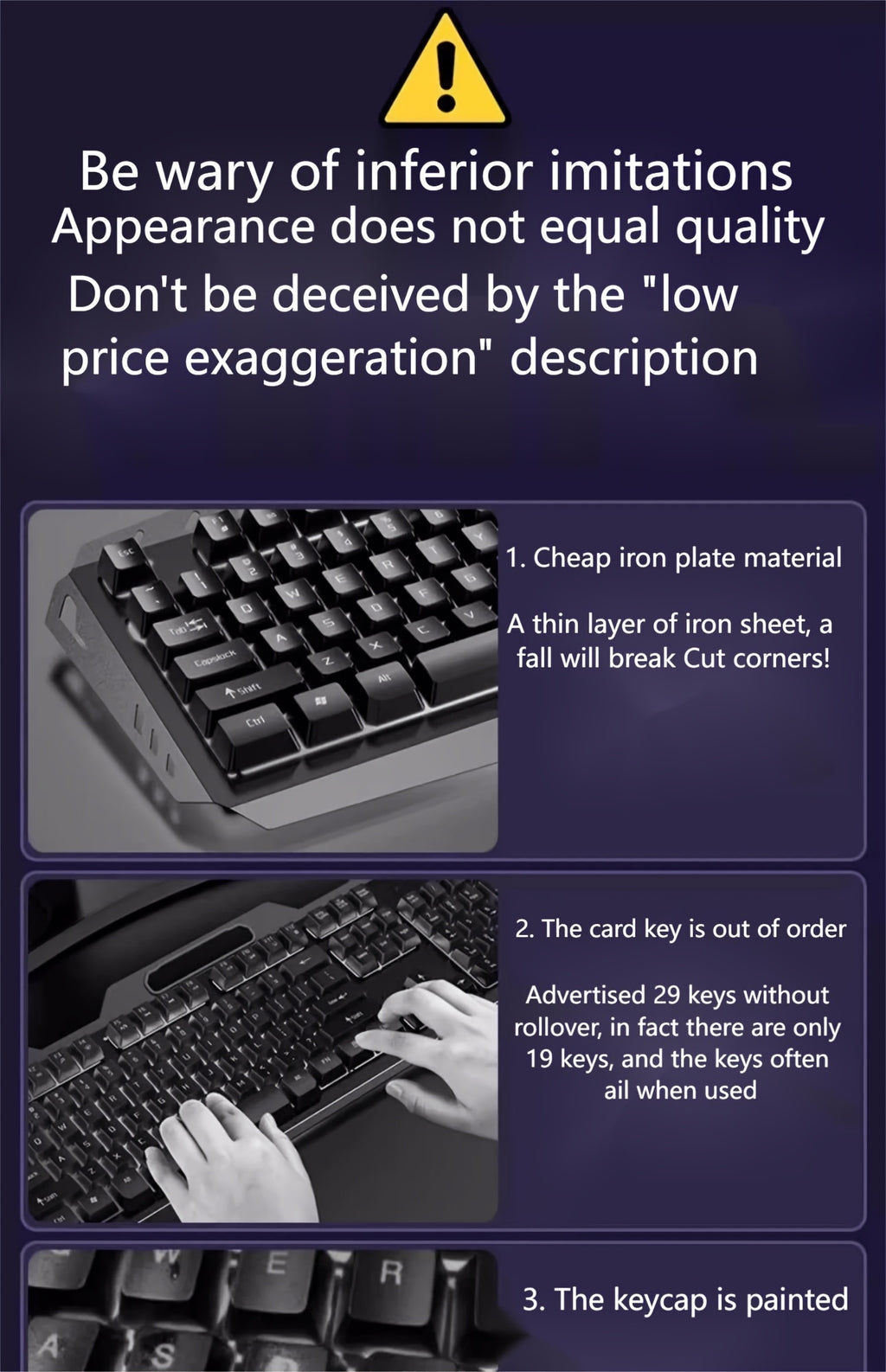 Grip Gaming Keyboard And Mouse Combo RGB Mode Wired USB Plug-In Luminous Universal Windows System Desktop