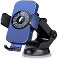 Ultra-Fast 15W RapidWireless Car Charger - Smart Auto Clamping Phone Mount for iPhone 15 14 13 12 11 Pro Max, Galaxy S23 S22 S21 - Hassle-Free, Seamless Compatibility