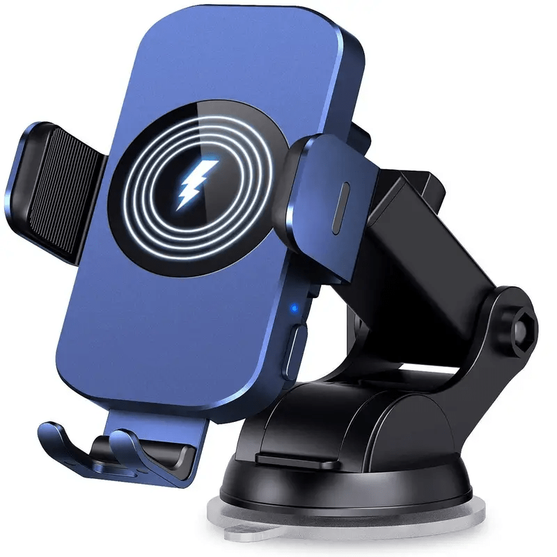 Ultra-Fast 15W RapidWireless Car Charger - Smart Auto Clamping Phone Mount for iPhone 15 14 13 12 11 Pro Max, Galaxy S23 S22 S21 - Hassle-Free, Seamless Compatibility