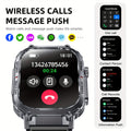 [Gifts for Camping] Smart Watch, Fitness Watch for Men - Activity Tracker with Sleep Monitor, Pedometer, Calories & 100+ Sport Modes - Outdoor Waterproof Rugged Smartwatch with Flashlight & Compass, Smart Watch for iPhone Compatible, Gifts for Camping Hik
