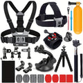 A Comprehensive 21-In-1 Accessory Set for Action Cameras, Suitable for Gopro Hero Models 12 Through 4, As Well As Session, Fusion, Insta360, DJI, SJCAM, APEMAN, AKASO, And Various Other Camera Brands