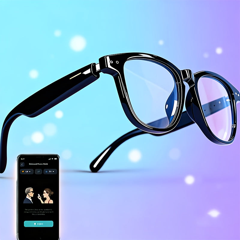 New Smart Translation Glasses, Capable Of Translating 164 Languages, Support Listening to Music And Making Calls, Suitable for Indoor Use And Driving, Universal for Men And Women, Support AI Voice Assistant, Perfect for Holiday Gifts, Valentine's Day