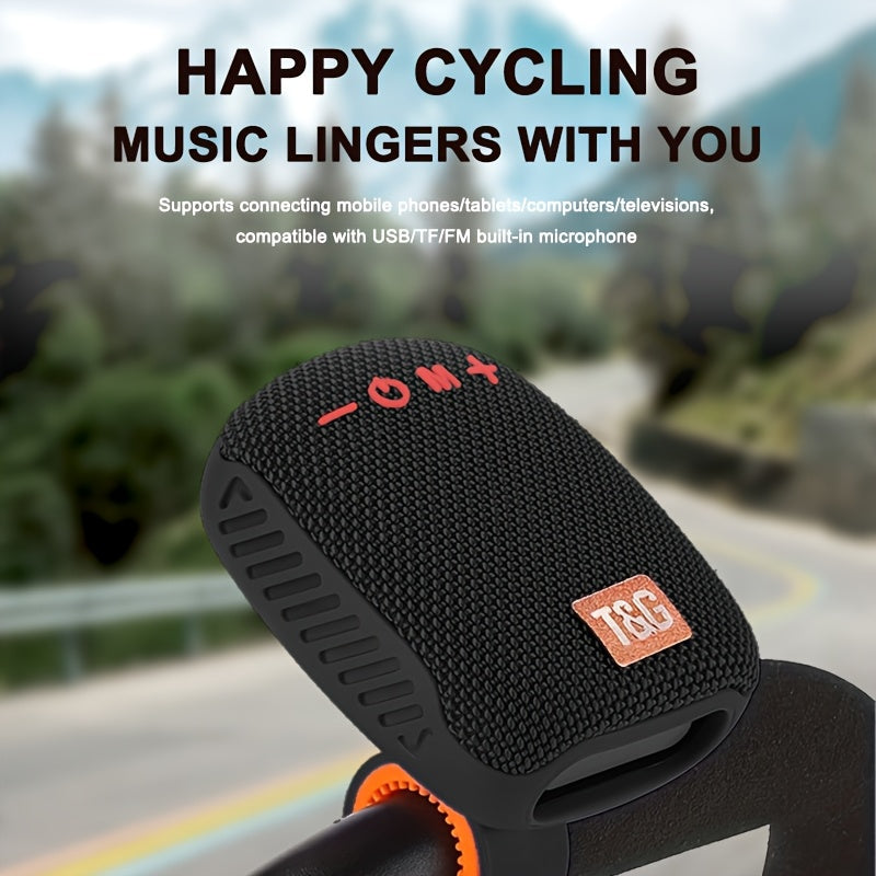 T&G 392 Outdoor Cycling Portable Speaker, a Compact Wireless Speaker for Cycling, Features IPX5 Waterproofing, And Functions As a Music Player with TWS Capabilities. It Supports FM, TF Cards, And USB Drives, Allowing Connection to Phones, Tablets