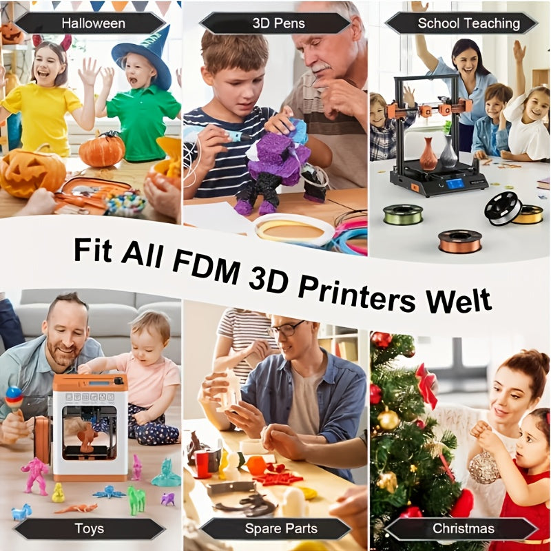 1000g3D Printer PETG Filament 1.75mm, 1kg (2.2 Pounds), Suitable for Most FDM 3D Printers, High-toughness 3D Printer Consumables, Dimensional Accuracy +/- 0.03mm, Vacuum-packed, Smooth Printing, Suitable for Hobbyists And Beginners