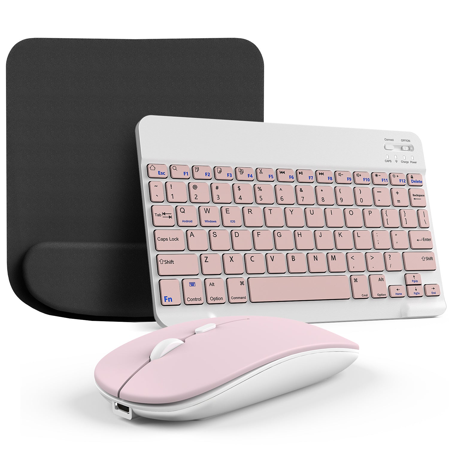 Get The Ultimate Gaming Experience with This Wireless Keyboard and Mouse Mouse Pad Combo /Wireless Keyboard and Mouse with Cleaning Cloth Combo