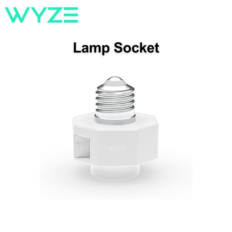 Wyze Lamp Socket Power Adapter for Wyze Cam v3/v4 (Camera Sold Separately)