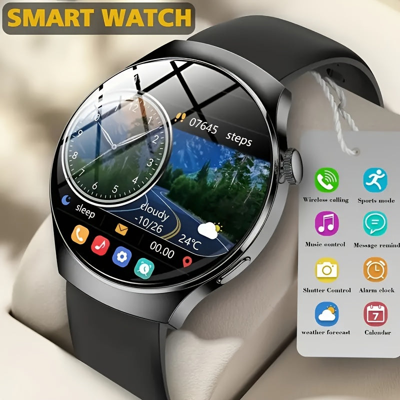 Valentine'S Day Gift - New - Unisex Smartwatch, Makes And Answers Calls, Provides Message Reminders, Tracks Steps, Calories, Exercise Time, Music, And Photo Controls. Perfect Gift For Men And Women, Ultra-smartwatch, High-quality Smartwatch For Men