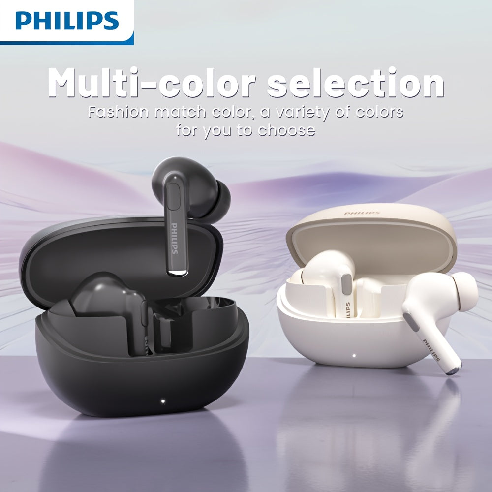 PHILIPS Wireless Earbuds - Wireless Headphones Condenser Microphone, USB-C Charging, For Android Phones, Portable Headphones Modern Headphone Design, Perfect Tech Gift For Birthday Christmas Halloween Easter New Year