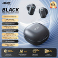 Acer OHR501 Wireless Audio Earbuds Feature a Semi-In-Ear Design with Noise Cancellation, Delivering High-Fidelity Sound Quality. These Music Earphones Are Ideal for Commuting And Fitness, Equipped with Touch Controls And Voice Call Noise Reduction