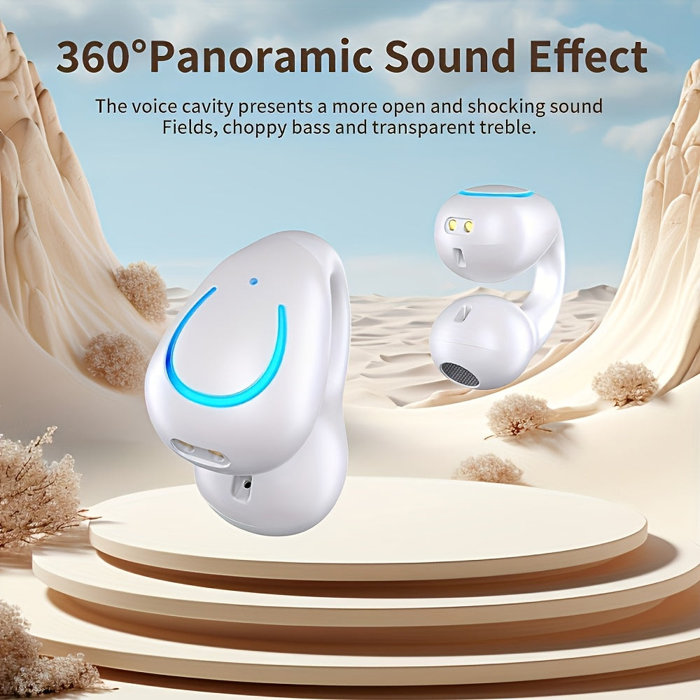 Truly Open Wireless Earphones (Wireless 5.4 TWS), Experience 360° Ambient Awareness & All-day Comfort, Secure Open-ear Fit For Sports/fitness, Advanced ENC Delivers Crystal-clear Calls, Intuitive Touch Control