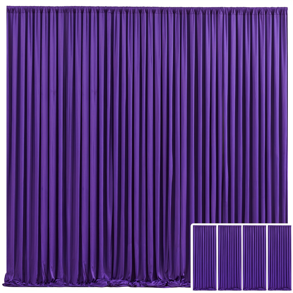 4pcs Of High-end And Elegant Party Decoration Backdrop Cloth, Wear-resistant, Wrinkle-resistant, Soft And Smooth, Non-transparent Party Decoration Backdrop Curtains, Suitable for Wedding, Birthday, Christening And Other Party Activities.