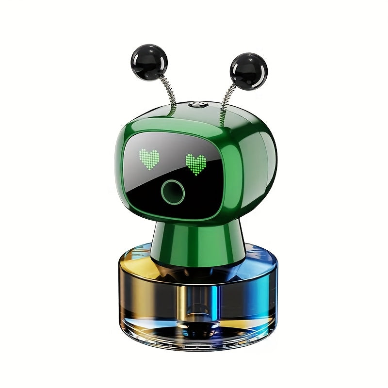 Smart Robot Car Air Freshener, AI Dynamic Expression, Automatic Spray with Car Start And Stop, 4 Adjustable Fragrance Gears, Cool Car Decoration, Essential Car Accessory, Perfect Gift for Festivals