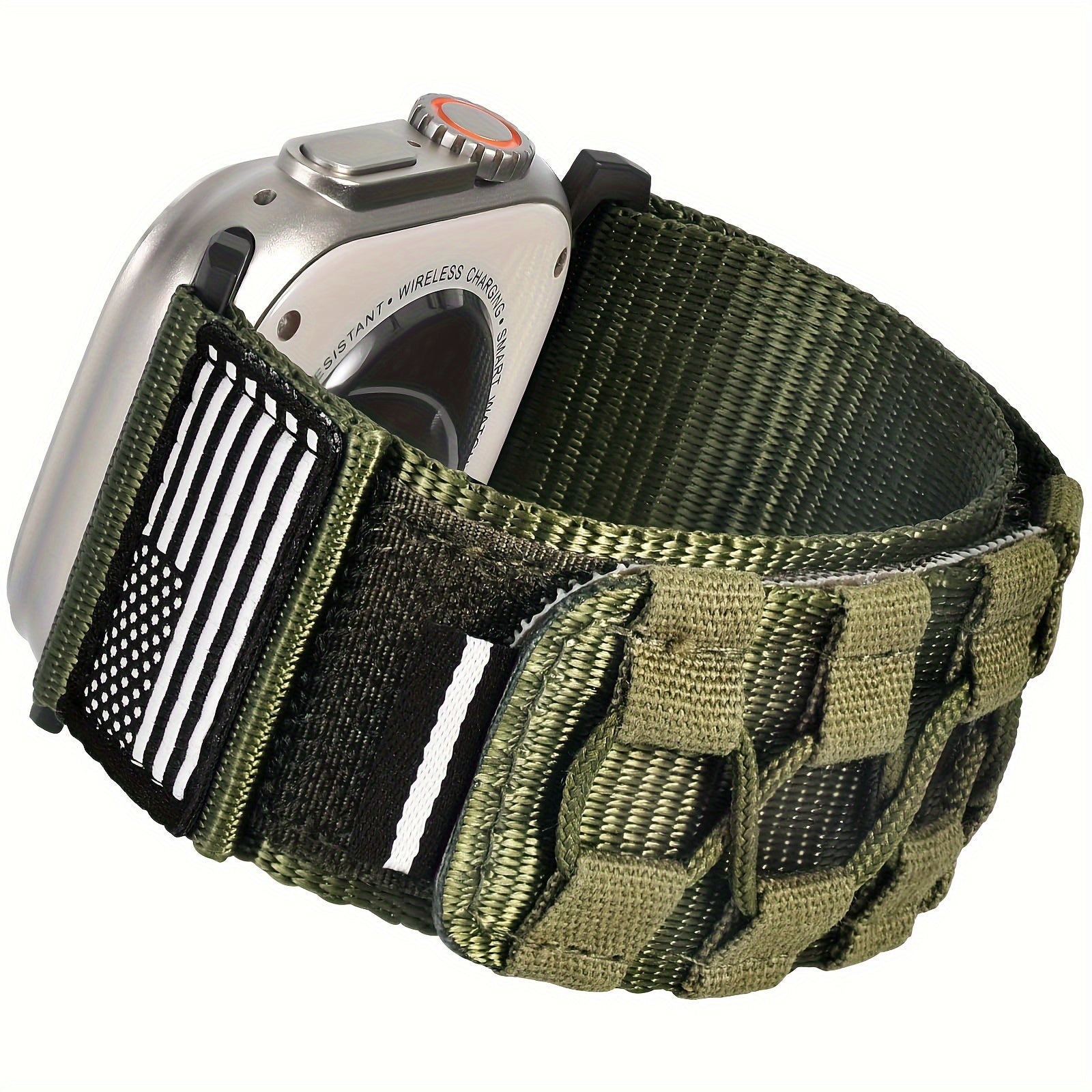 V-MORO Rugged Nylon Band Compatible with Apple Watch Ultra3/ 2/ 1 Band 49mm 46mm 45mm 44mm 42mm Men, Soft Woven Sport Loop Adjustable Strap for Apple Watch Series 11 SE3/ 2/ 1 10 9 8 7 SE 6 5 4 3 2 1, Not Compatible with Series 11/ 10 42mm