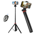 83.5-Inch Upgraded Mobile Phone Tripod with Remote Control, Adjustable Retractable Height, Stable Base, High-End Tripod Bracket And Travel Tripod, Suitable for Iphone 17/15/14, Etc., Android, Camera, Live Broadcast, And Various Short Video Platforms