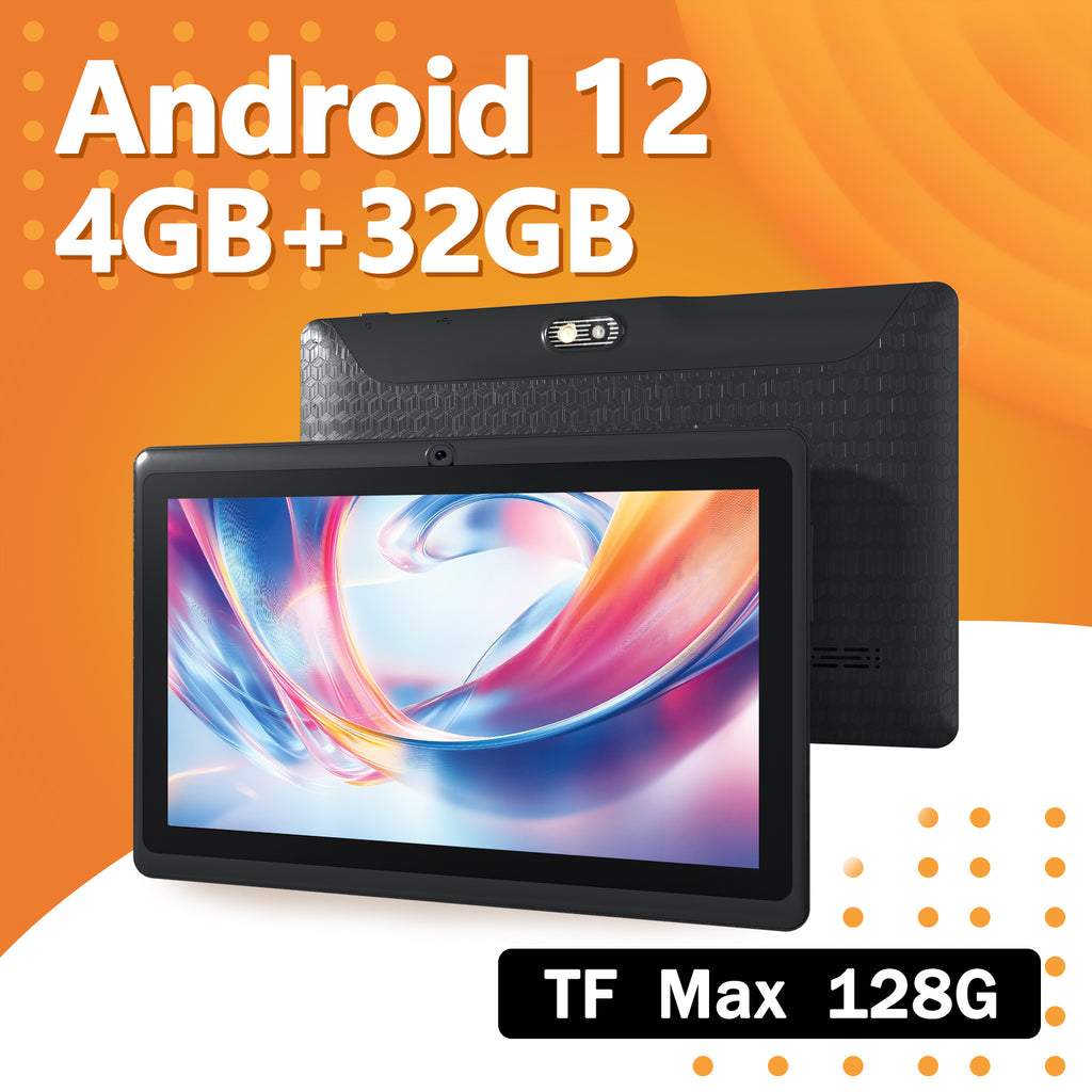 I-Atar'S New Android Tablet Features A Quad-Core Processor, A 7-Inch IPS Touchscreen, 4GB Of RAM Plus 32GB Of Storage, Dual Cameras With 5MP And 2MP, A 4000Mah Long-Lasting Battery, And Runs On Android 12, Tablet, Pad, Tablet, Pad