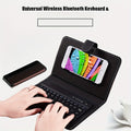 Portable Wireless Keyboard - Full-Size, Foldable, Black PU Leather, for Smartphones, Tablets, Laptops, Smartphone Typing, Laptop Accessory, Compact Style, Foldable Design, Smooth Typing, Highquality Keys, Business Professionals, Digital Nomads
