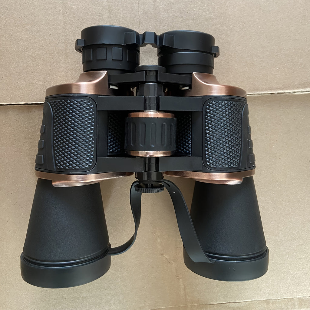 10X50 HD Afterwave Professional Binoculars - Compact Long-Range Outdoor Telescope with Prism & FMC Coating - Durable Rubber, Black, Ideal for Hiking, Camping, Bird Watching, Football Games