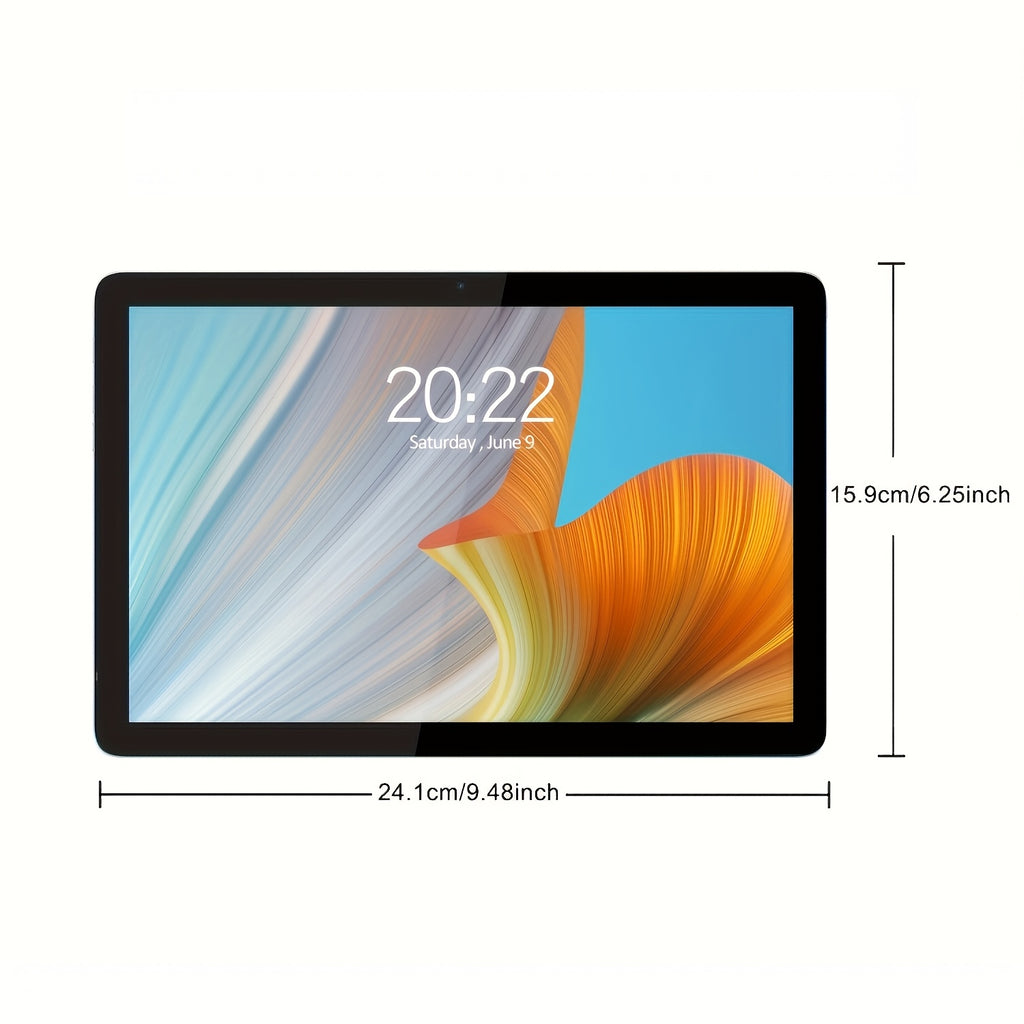 10.1-Inch Android Tablet, a Versatile 2-In-1 Device with Keyboard, Mouse, And Case, Featuring 6GB RAM And 128GB SSD, 1280X800 IPS HD Touchscreen, Dual Cameras, Wifi, And 4G LTE Support. Ideal for Home And Personal Use, Tablet, Pad
