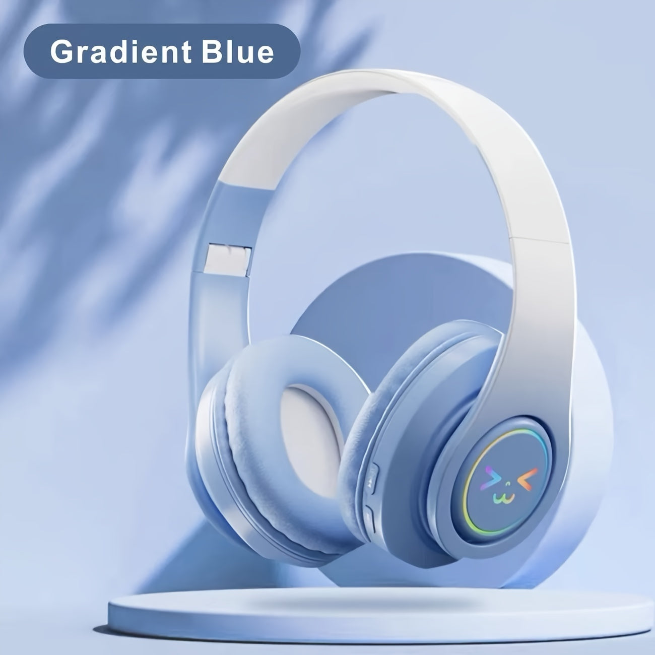 Universal Wireless Bluetooth Headphones with Over-ear Noise Cancellation, Bluetooth 5.3, Easy Pairing, Long Battery Life, Built-in Microphone for Calls, Foldable And Portable, Comfortable And Rechargeable. Ideal for Studying, Gaming, And Sports.