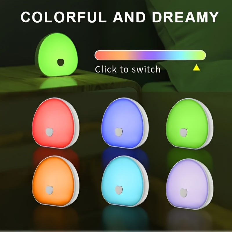 1 RGB White Noise Smart Light, Portable USB Rechargeable Sleep Device with 1200mAh Battery, Touch Control, Color Changing, Timer Function, Suitable for Home/Office Use with Various Soothing Sounds, White Noise, White Noise Machine