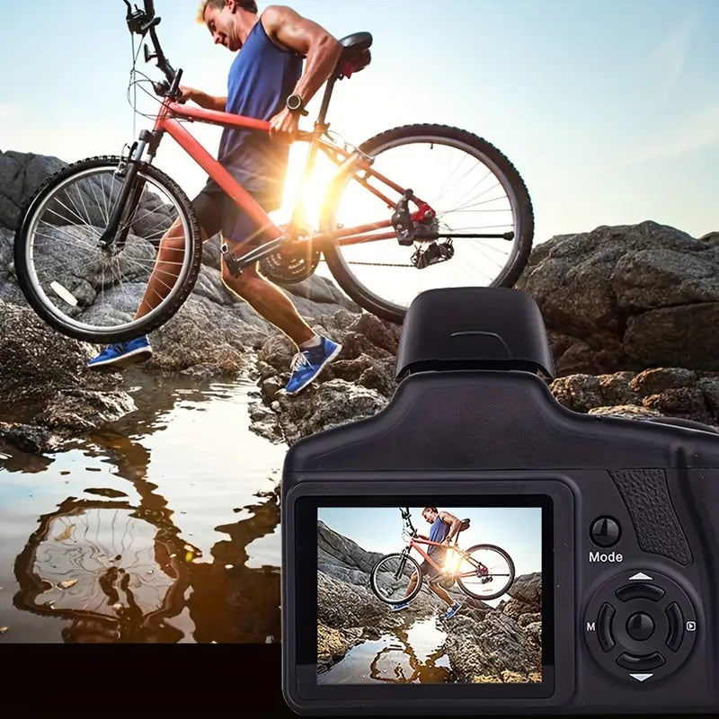 FHD MARVUE Valentine'S Day Gift - 1080P FHD Digital C, Digital Camera With 2.4-inch LCD Screen, Long-Lasting Battery, 16x Digital Zoom, 9.88mm Wide-Angle Lens, Compact Vlog Camera For Travel & Everyday Use, Top-Rated Cameras & Perfect Valentine'S Gi