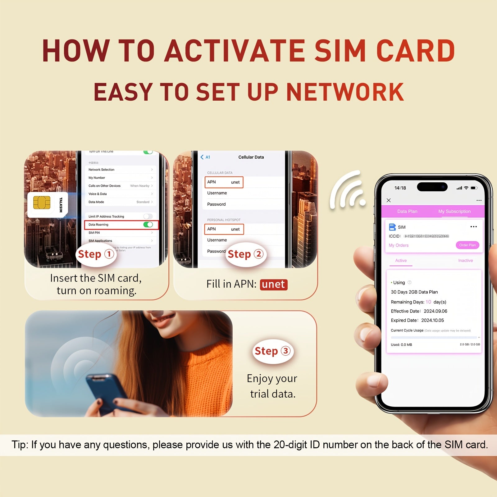 USA 4G LTE Data-Only Prepaid SIM Card | Multiple Data Plans | No Monthly Fee | Works with Security Cameras, GPS, Hotspots, Smartwatches, Tablets | Nationwide Coverage | High-Speed | No Voice/Sms | Easy Activation | No Hidden Charges