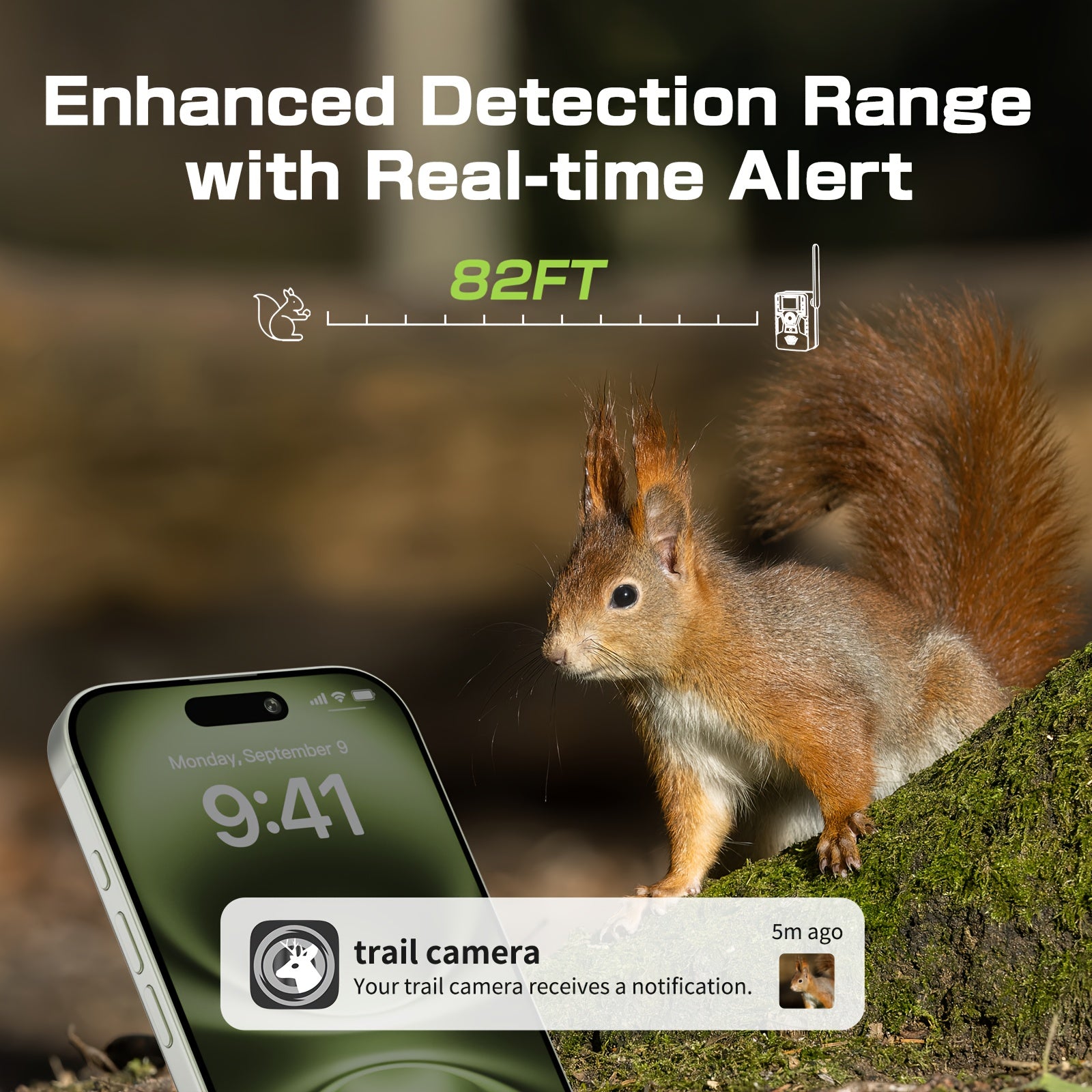 4G Cellular Trail Camera No WiFi Required, 4G Wireless Game Camera with Phone App Remote View, 2K Wildlife Scouting Cam for Deer Hunting, Livestock Monitoring & Rural Property Security