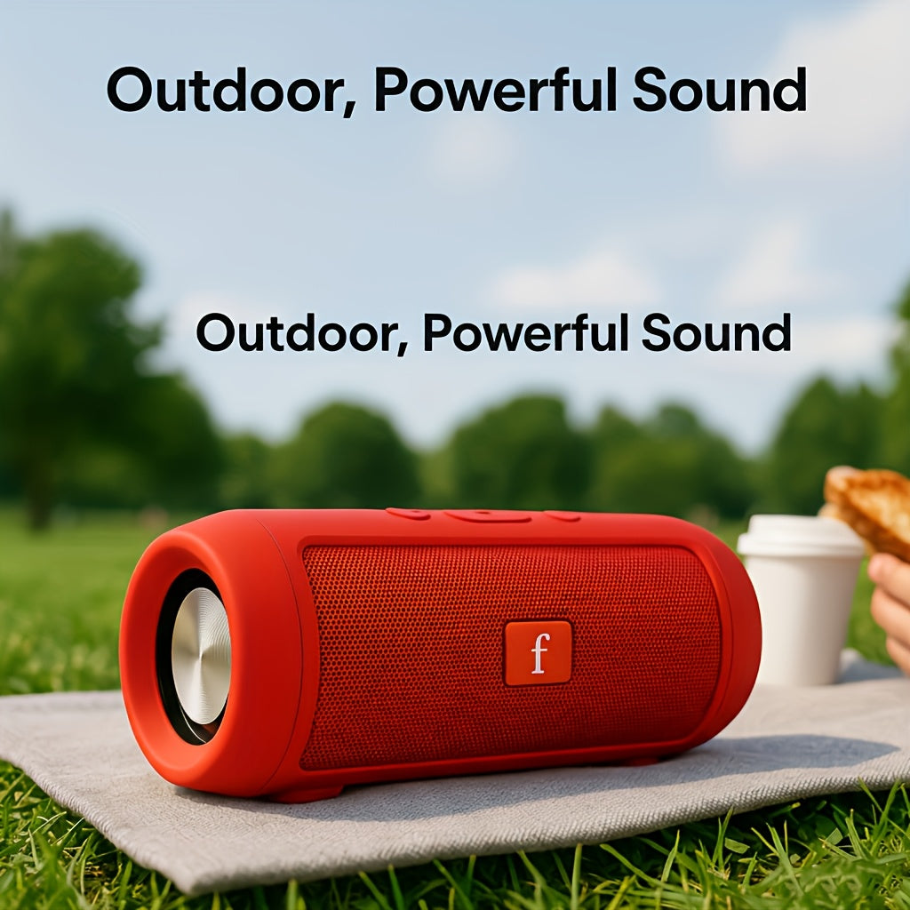 Link GearHive Outdoor Wireless Speaker - Dual-Channel Subwoofer System With Deep Bass, Long-Lasting Battery Life, And Durable Black Finish For Outdoor Parties And Events