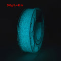 [Glow in The Dark] 1 Roll 3D Printer Filament, 1.75Mm Glow in The Dark Green And Blue, Soft PLA Flexible 3D Printing Filament, Best with UV Lamps, 200G Spool, Dimensional Accuracy +/- 0.02 Mm, Fit Most 3D Printers