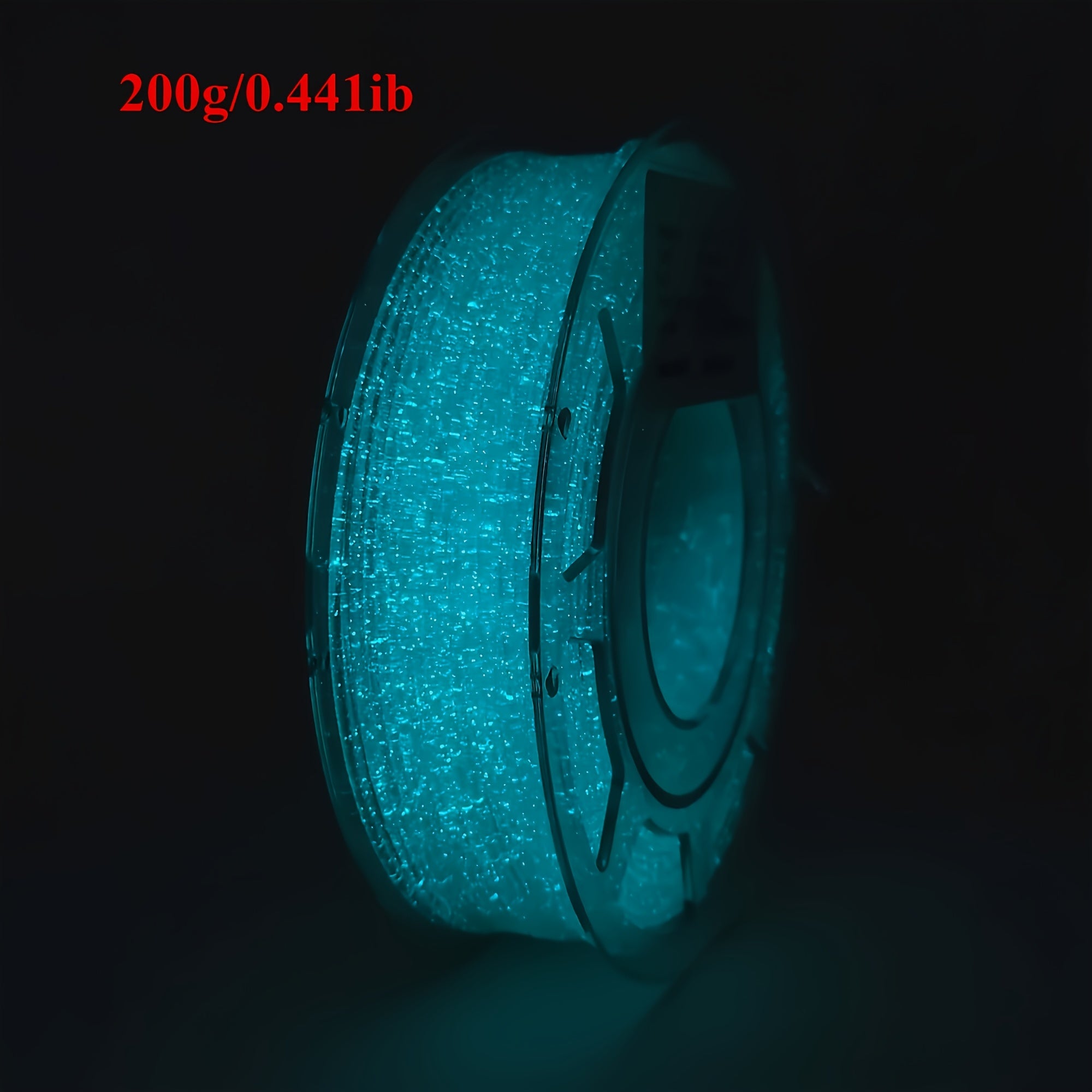 [Glow in The Dark] 1 Roll 3D Printer Filament, 1.75Mm Glow in The Dark Green And Blue, Soft PLA Flexible 3D Printing Filament, Best with UV Lamps, 200G Spool, Dimensional Accuracy +/- 0.02 Mm, Fit Most 3D Printers