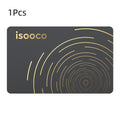 1pc/2pcs ISOOCO Ultra-thin Smart Wallet Tracking Card Item Tracker (only Supports IOS, Not Android), Portable Global Locator,, School Bag, Work Badge, Suitcase, School Bag, Handbag Finder, Used with Find My, 3-year Battery Life