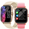 Brand New Large Screen Smart Watch, Compatible With IPhone/Android, HD Voice Call, Message Reminder, Multiple Sports Modes, Unisex, Suitable For Outdoor Sports, Daily Wear, Holiday Gifts, Valentine'S Day Gift