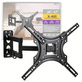 LOVFEN Full Motion Articulating TV Wall Mount, with Swivel And Tilt, for 26" to 57" TVs And Flat Panels Up to 66 Lbs, VESA Compatible, Black
